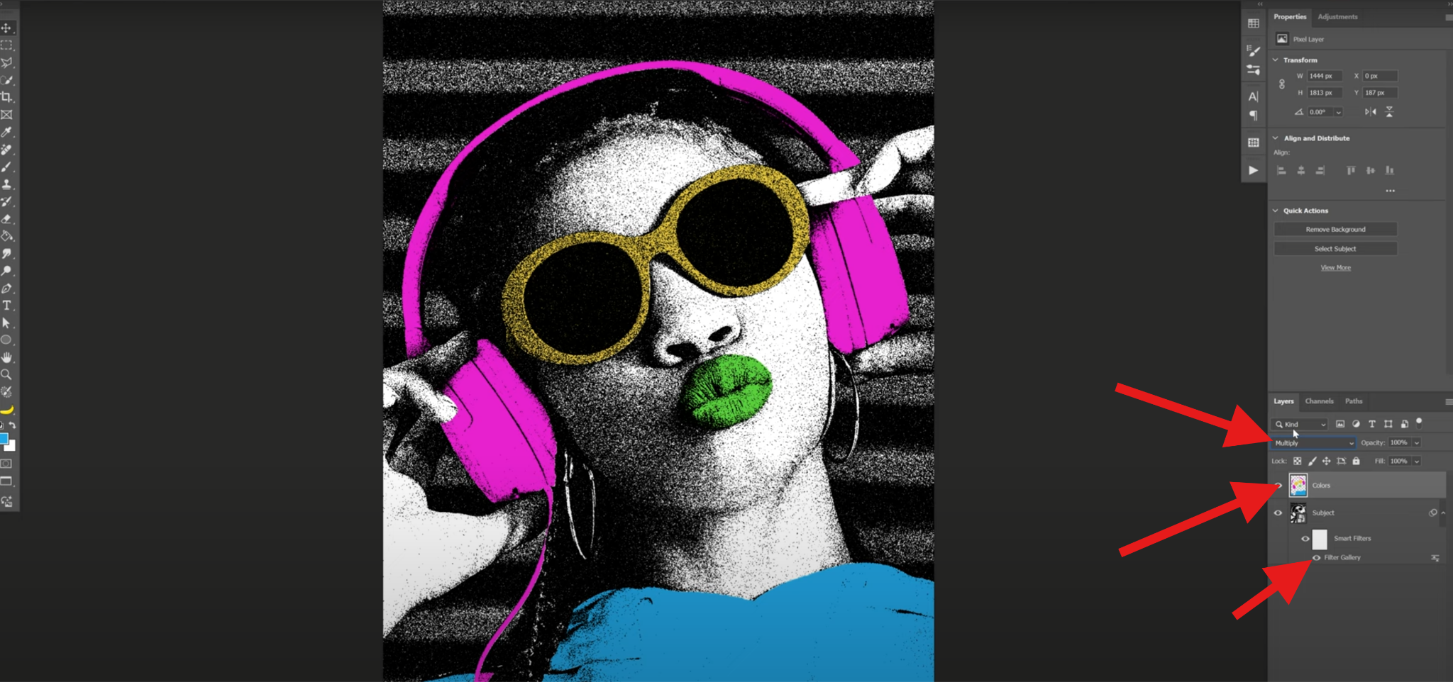 create pop art filter photoshop desktop