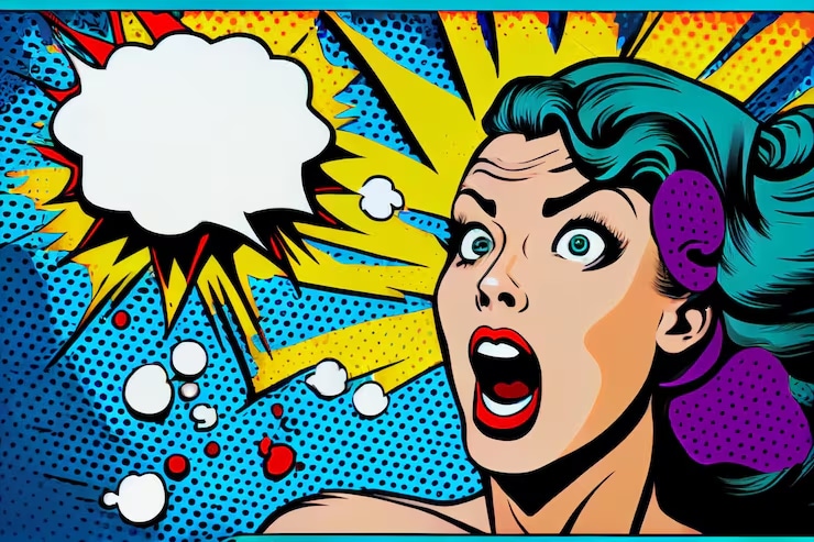 freepik comic pop art example cover