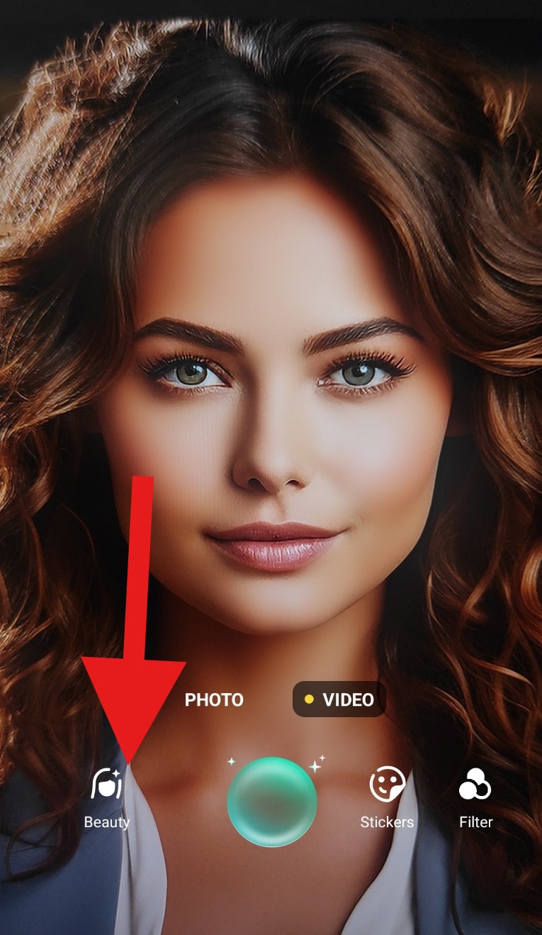 tap to explore beauty features filmora