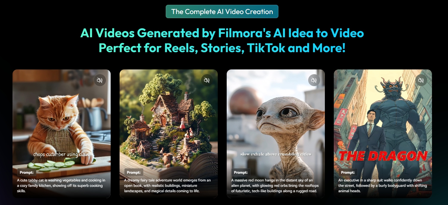 filmora ai features