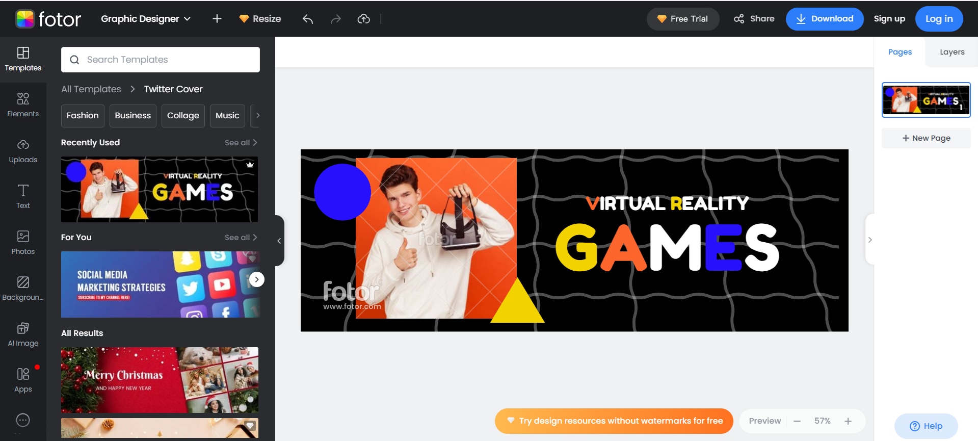 fotor banner sized