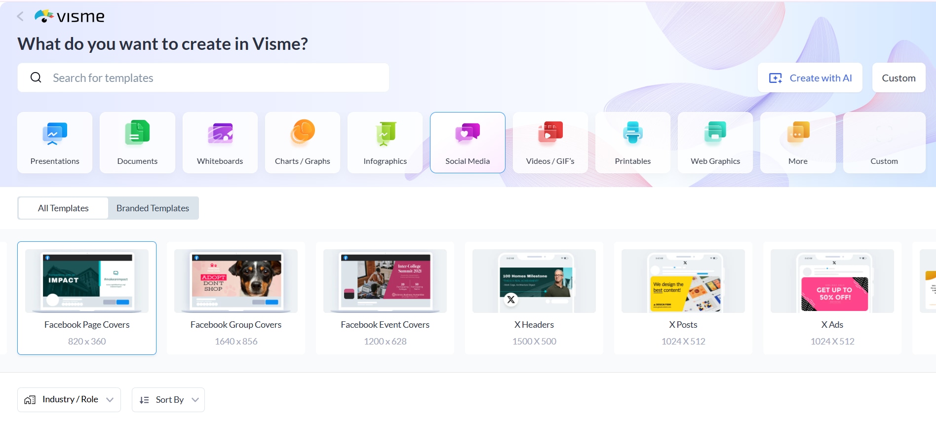 visme size dimensions