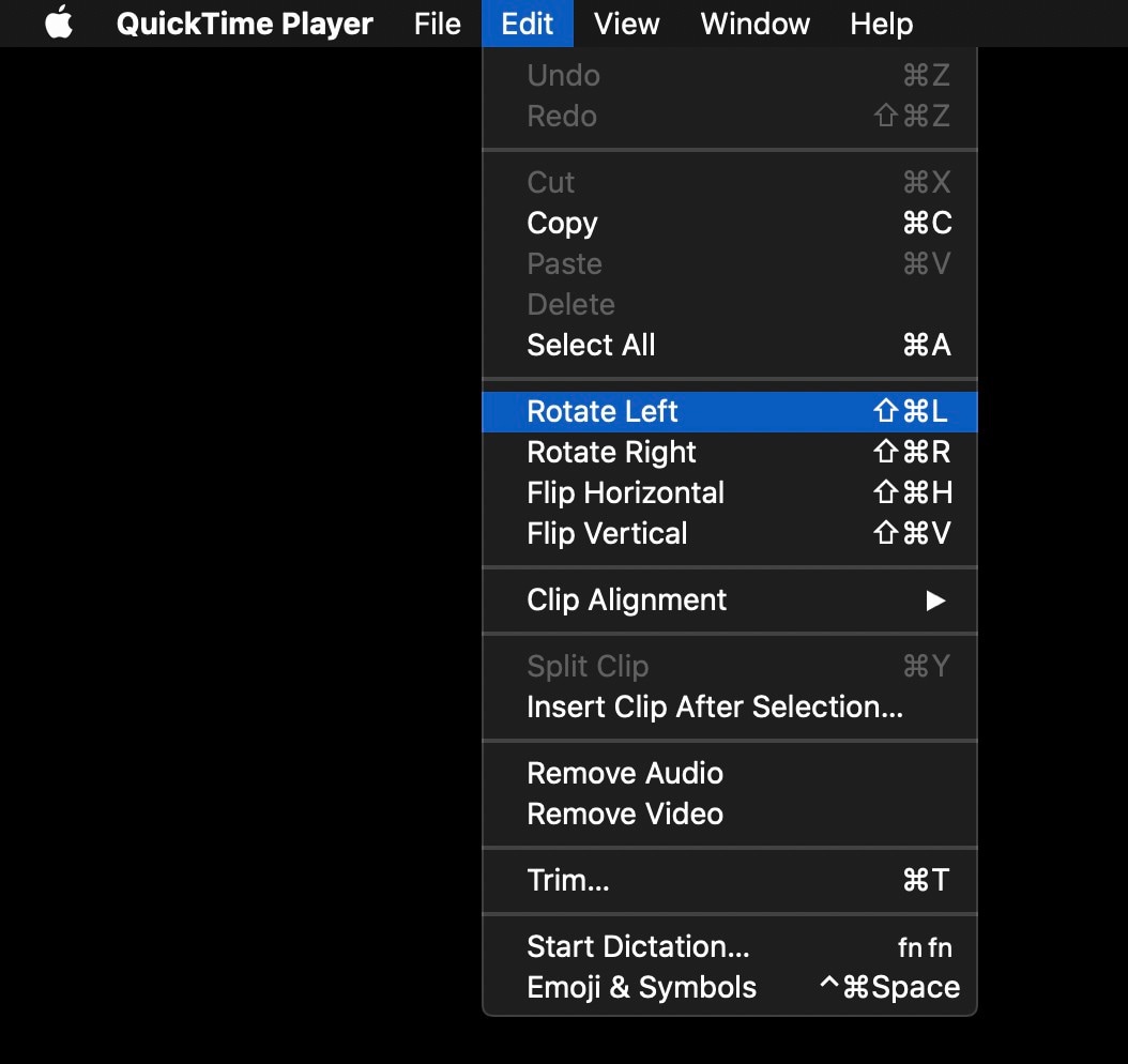 rotate video in quicktime player