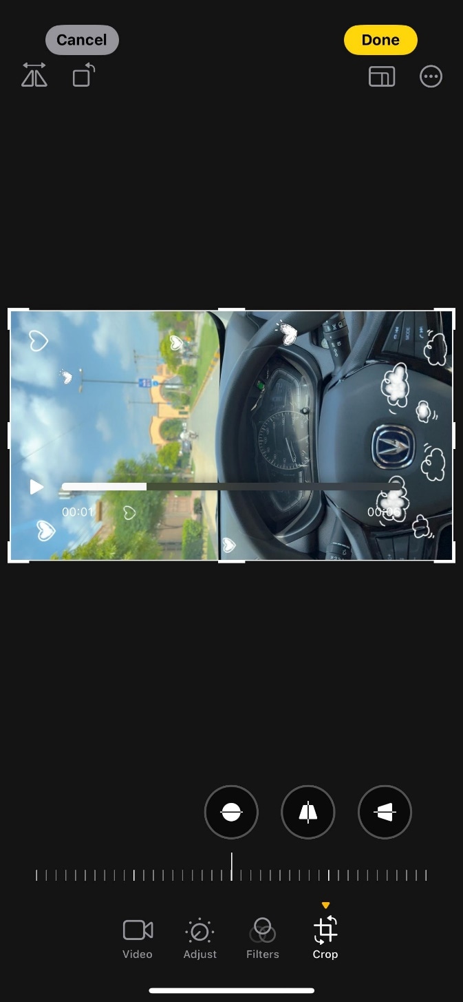 rotate video in ios
