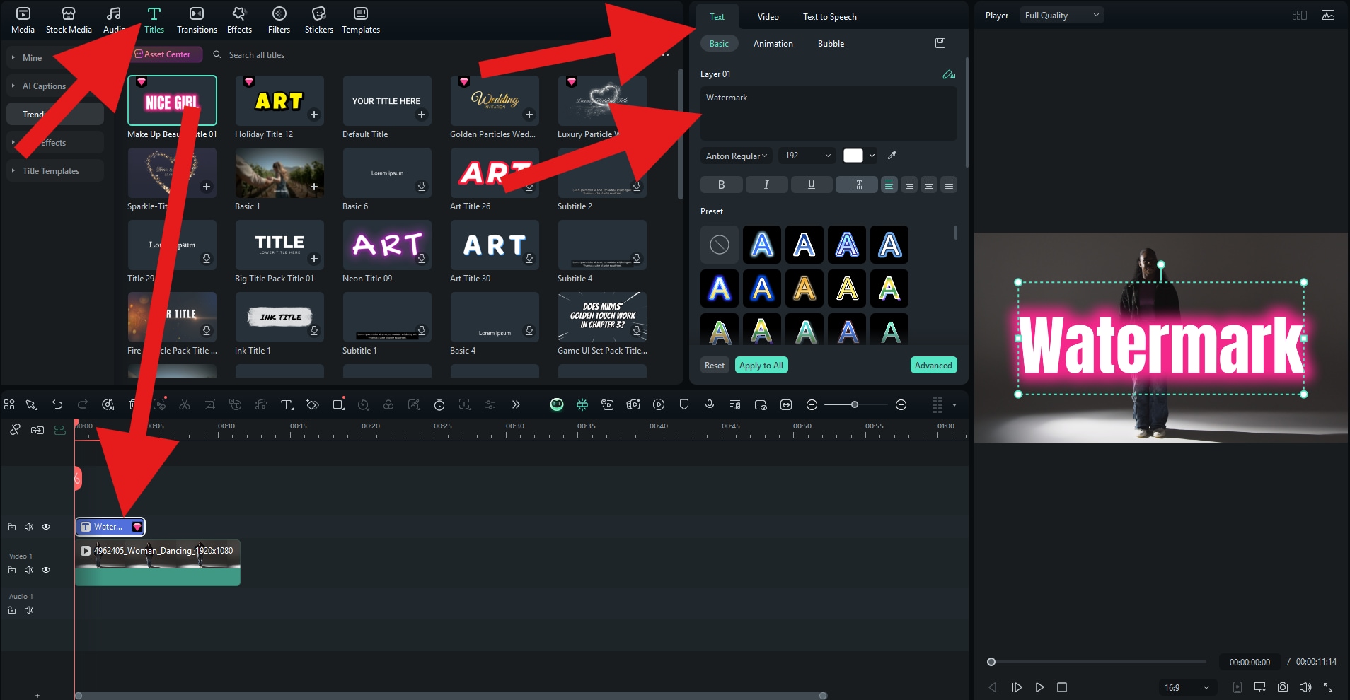 drag video to timeline filmora desktop