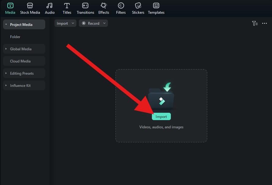 import video and image files desktop