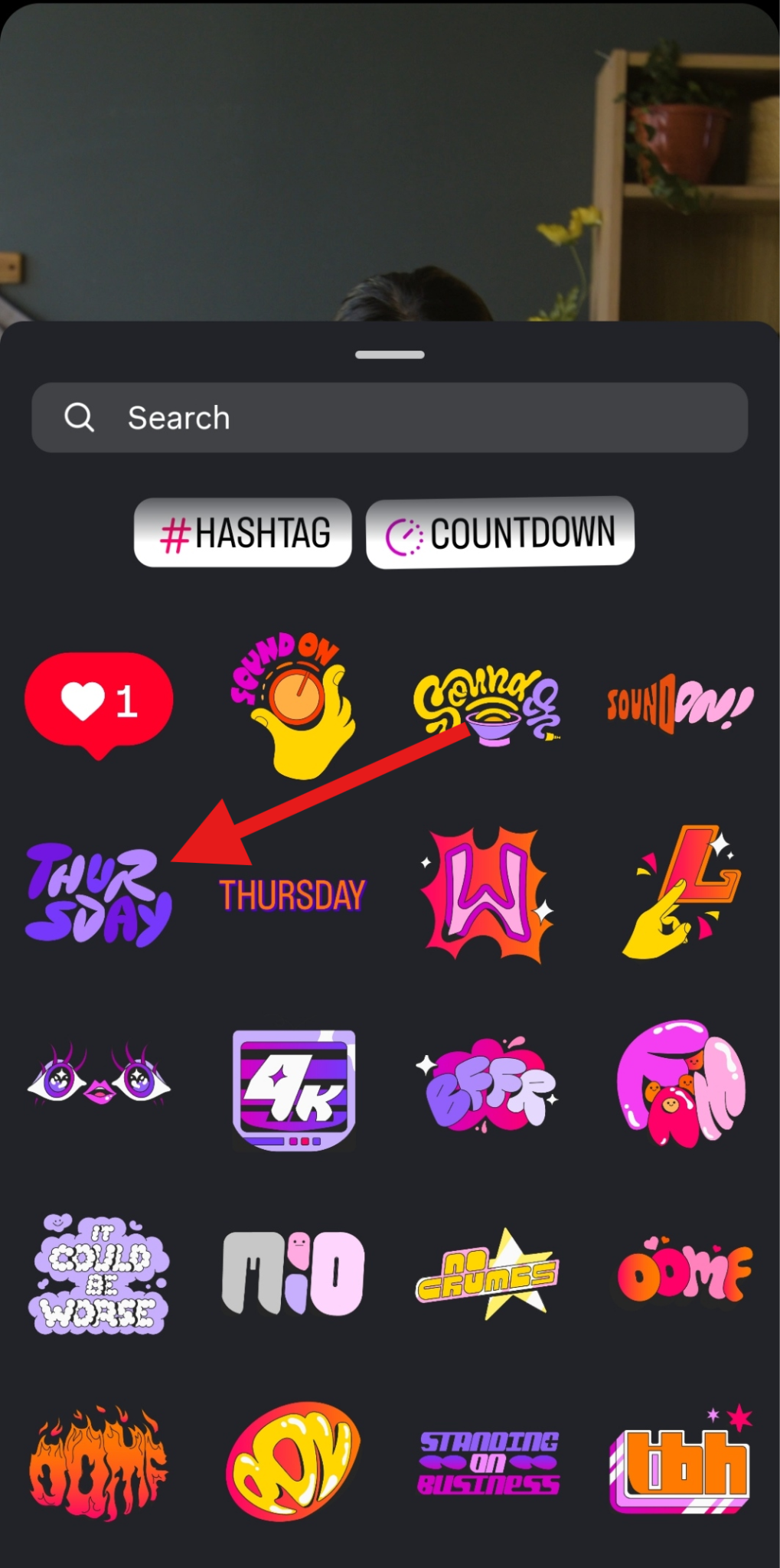 add sticker to instagram story mobile