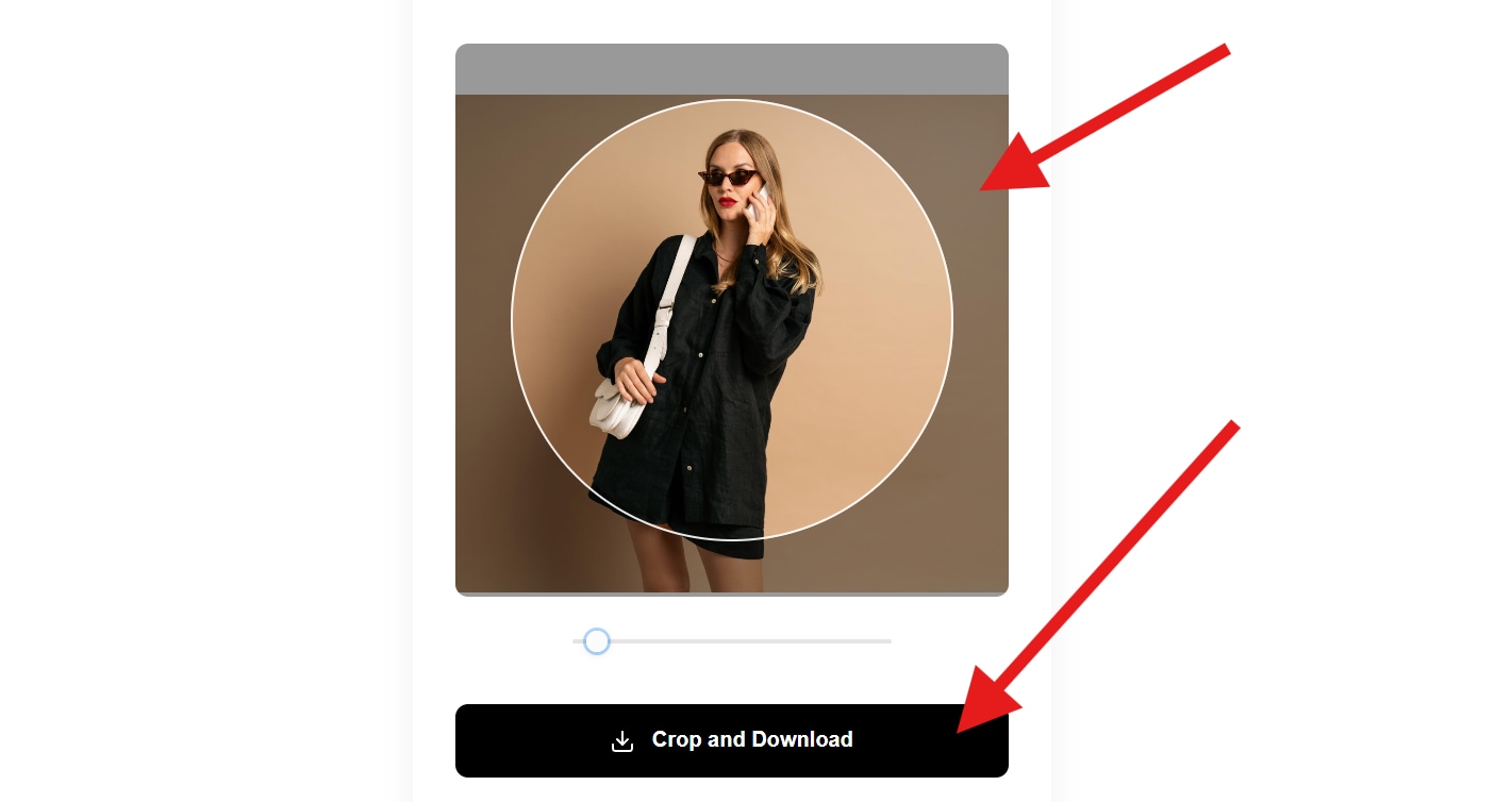 circle crop website crop and download