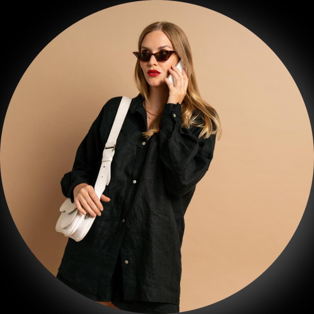 circle photo with drop shadows example