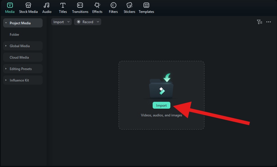 import videos and photos to filmora