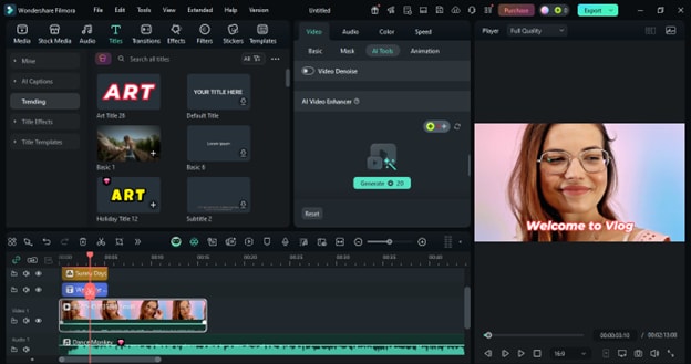 add transitions or text