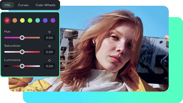 perform color grading with filmora tools