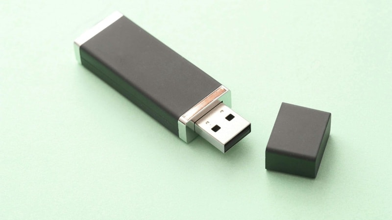 put your footage on flashdisk