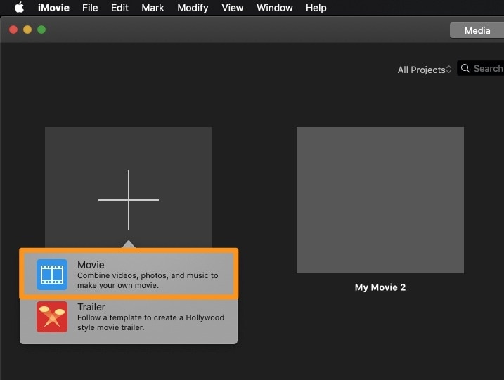 launch imovie