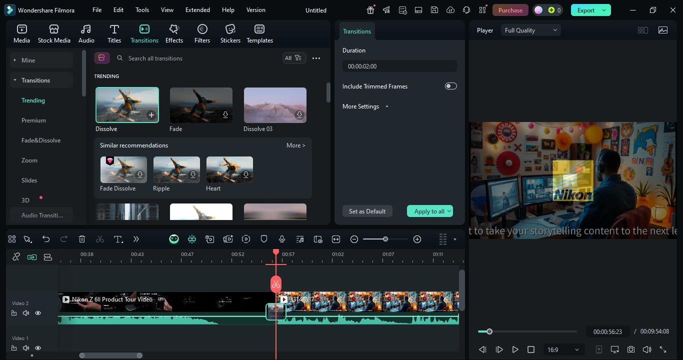 add transitions