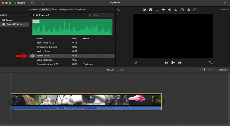 add music in imovie