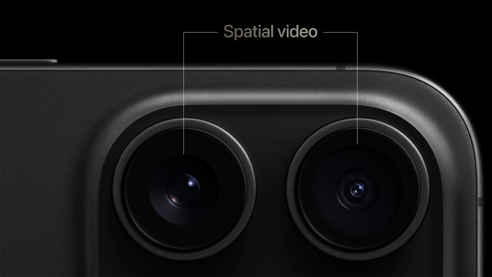 new spatial video dual camera