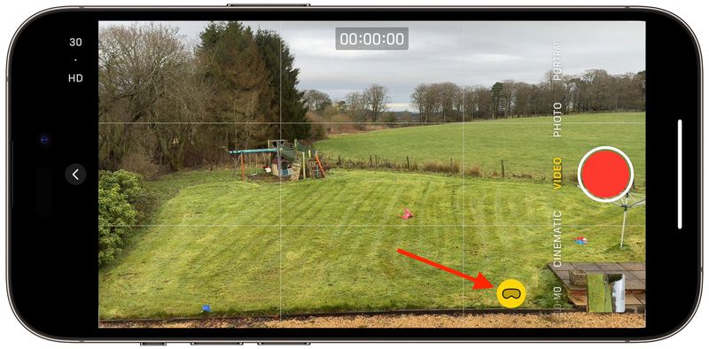 new spatial video option