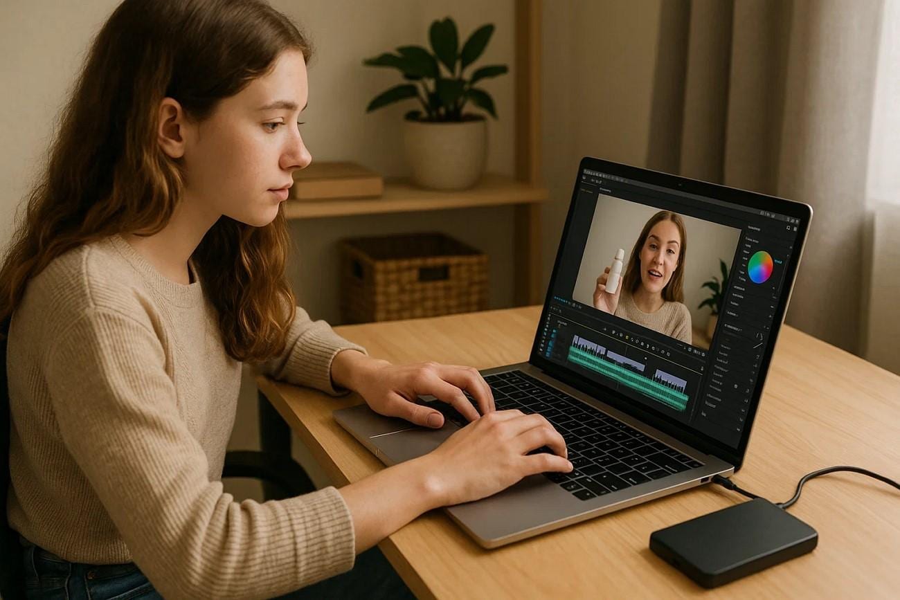 easy recording editing interface video testimonial