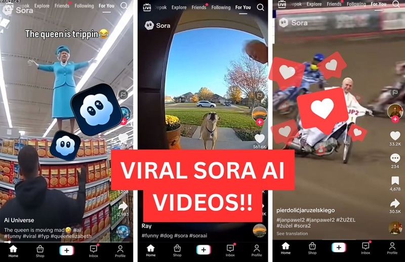 вирусные sora ai видео