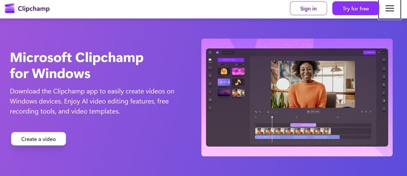 clipchamp desktop cartoon video makers