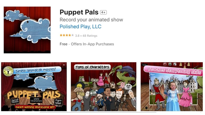 puppetpals top cartoon video maker app