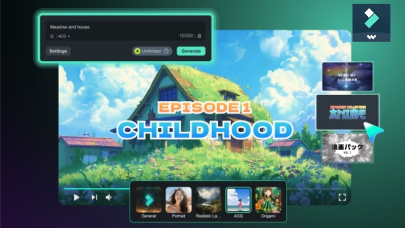 filmora the best cartoon video editor