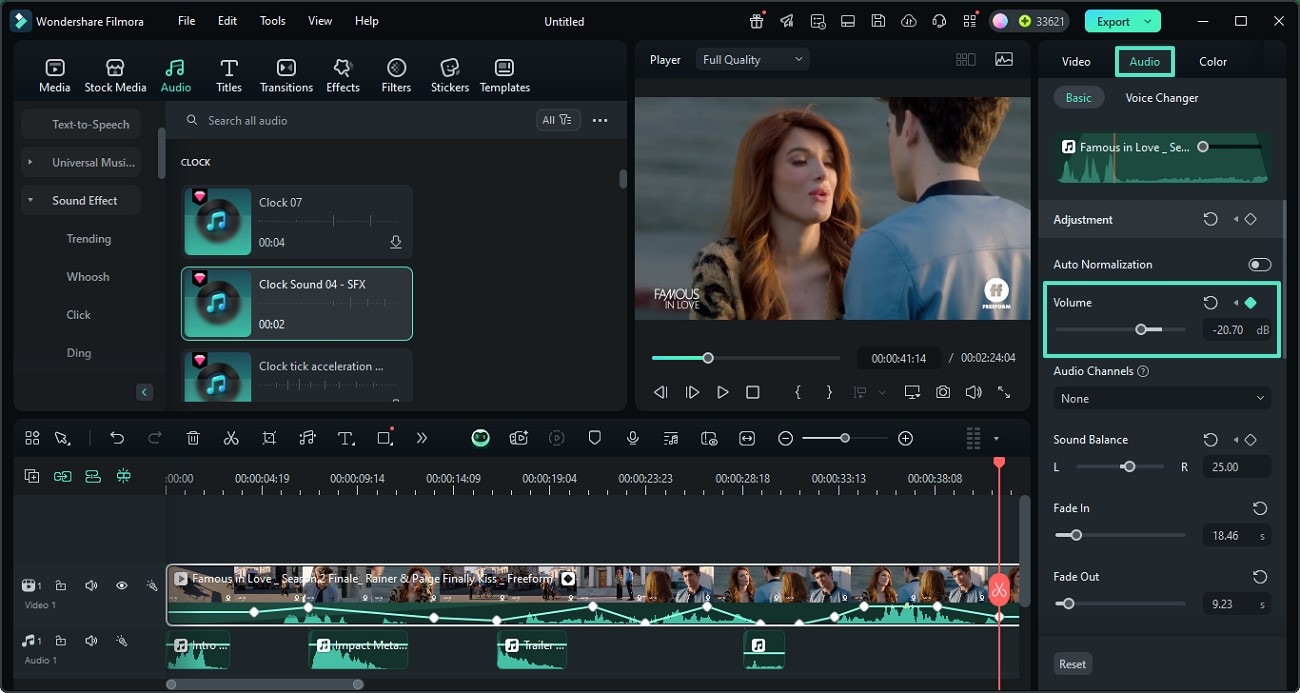 adjust audio volume settings