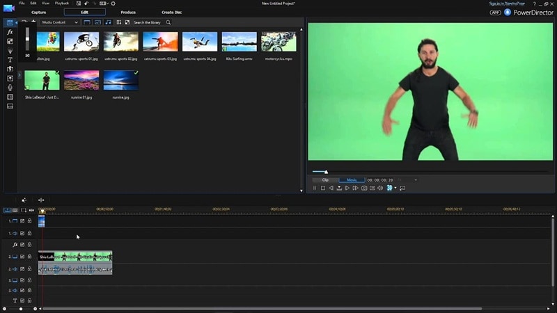 cyberlink powerdirector green screen editing