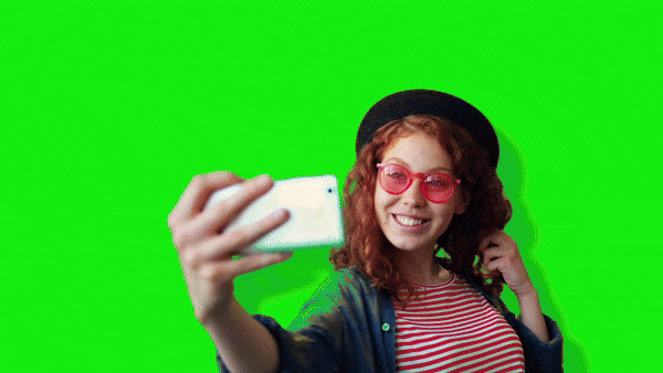 editing using chroma key feature