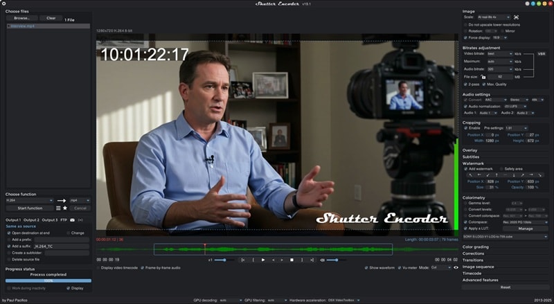 shutter encoder top video compressor