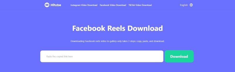hitube as facebook reel downloader