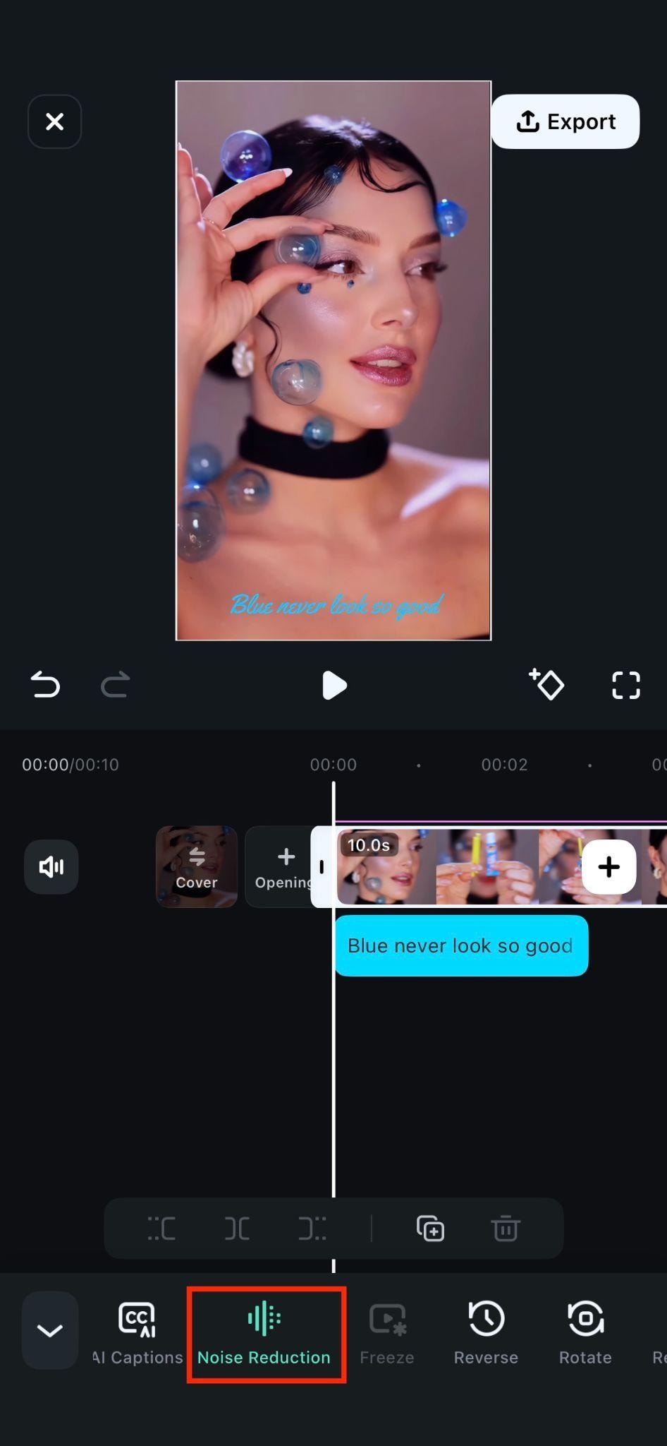 apply noise reduction