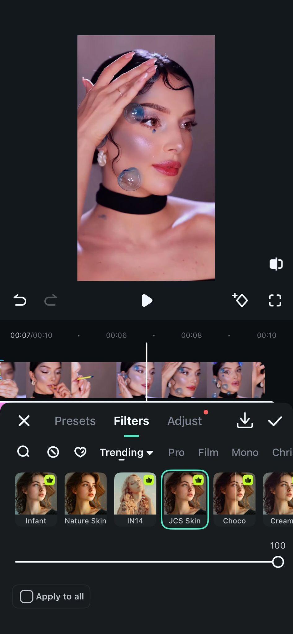 apply effects as needed
