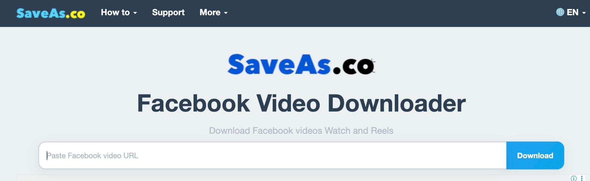 saveas.co online video downloader
