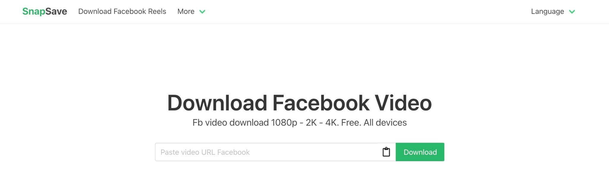snapsave online video downloader