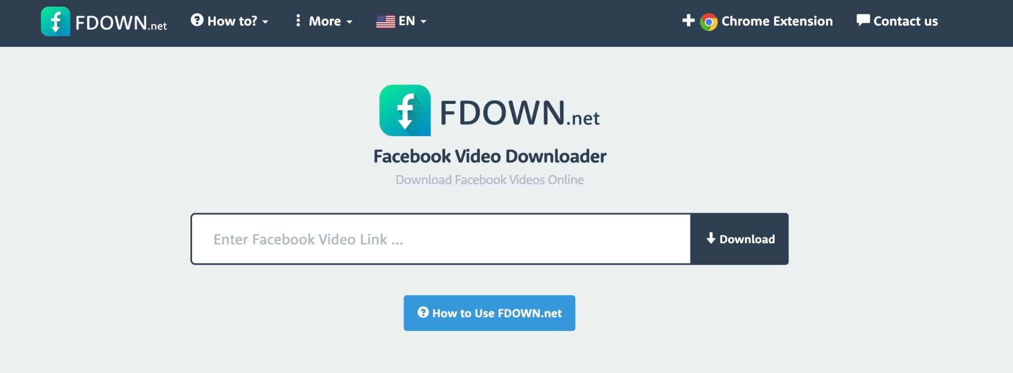fbdown online video downloader