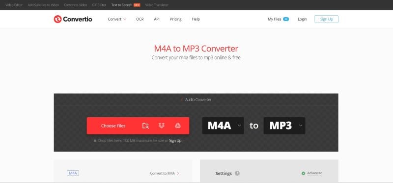 convertio as audio converter