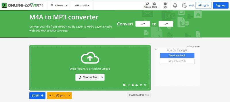 online convert as audio converter