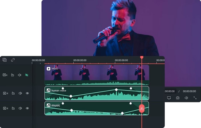 filmora vocal separation