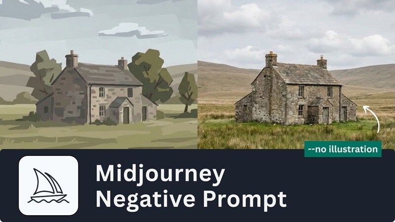 midjourney negative prompt sample