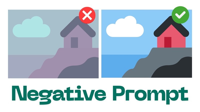exemple d’illustration de negative prompt