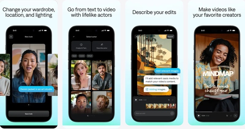 captions ai video editing app