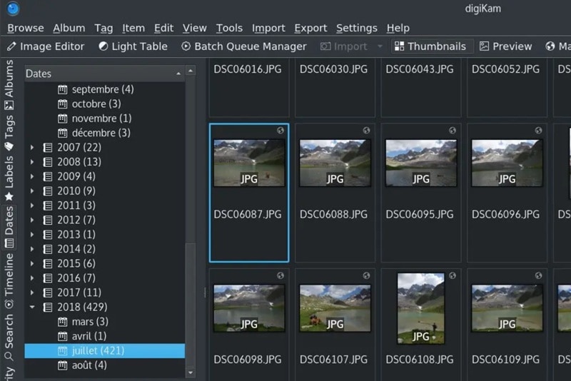 digikam photo organizer for windows