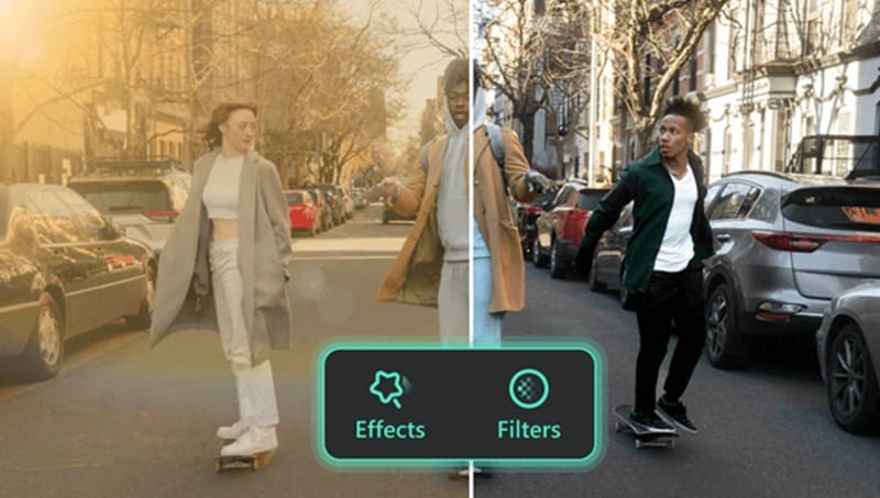 apply filmora effects and filters