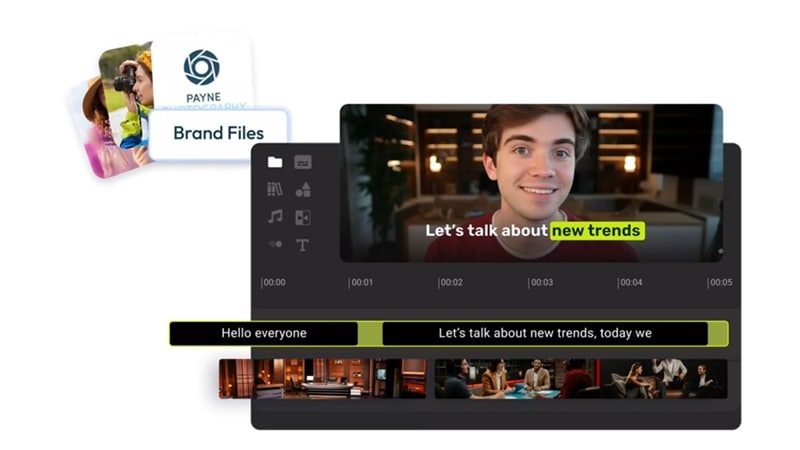 flixier video text editor