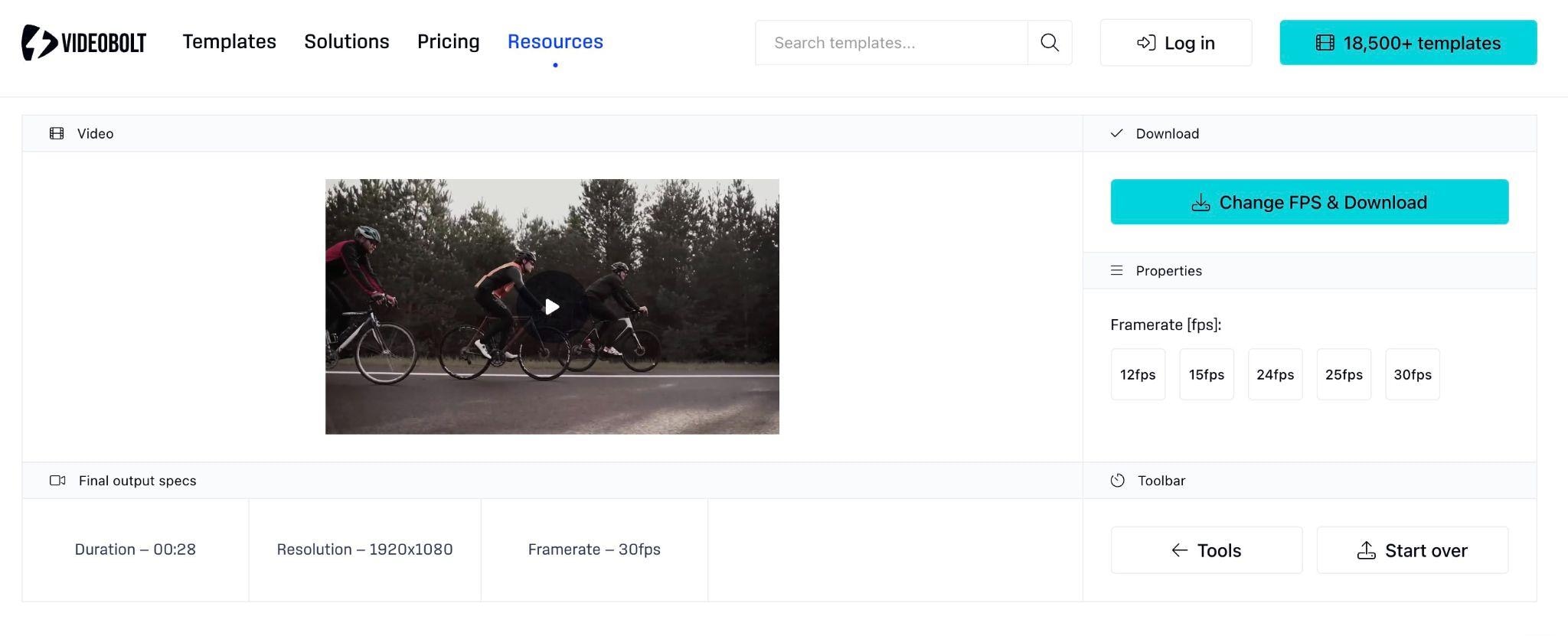 videobolt video frame rate converter