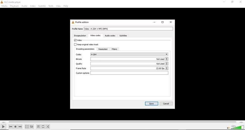 vlc video frame rate converter