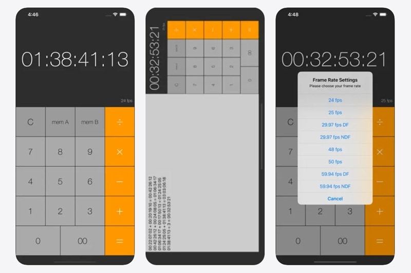 robwomack timecode calculator