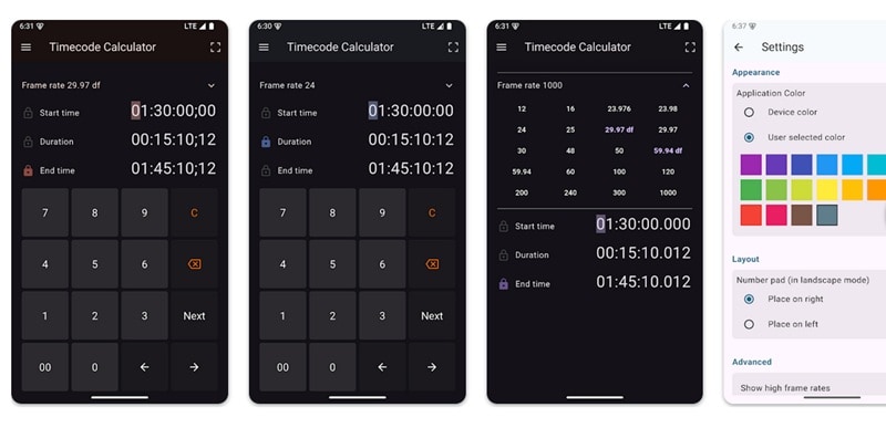 robwomack timecode calculator